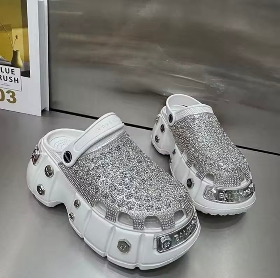 Womens balenciaga crocs